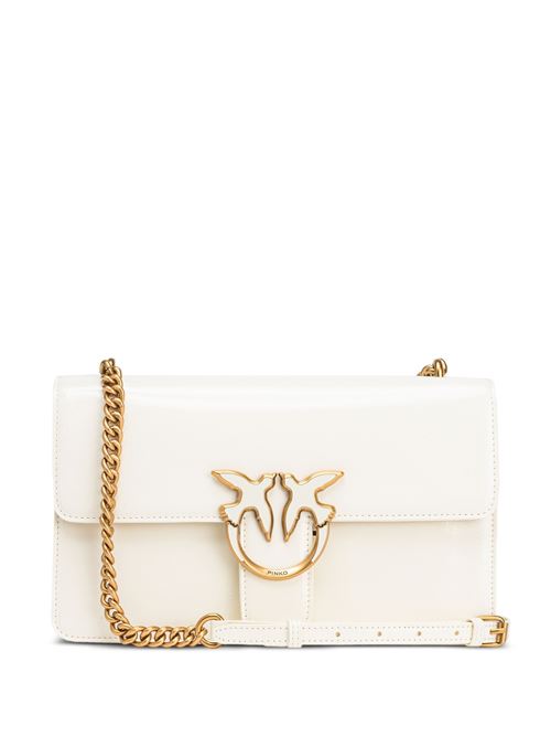 Borsa piccola Love Bag effetto pelle bianco PINKO | 103791 A1UVZ15Q